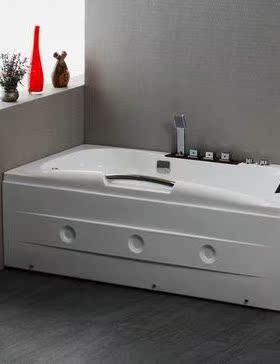 （厂家直销）高级压克力/亚克力浴缸-1.6单扶手冲浪缸YT2824