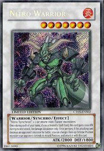 游戏王 美版 正版 - 氮素战士 Nitro Warrior/银碎/CT05/限定