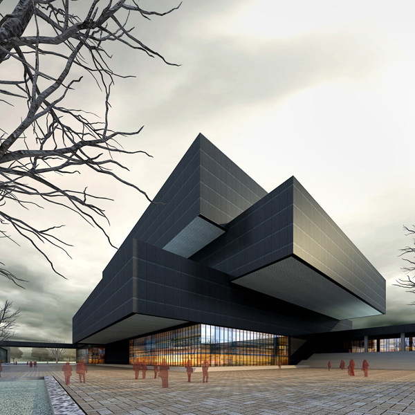 公共文化建筑效果图合集 设计资料