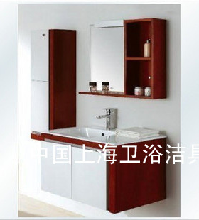 欧式美式橡木浴室柜组合实木浴室柜卫浴柜梳洗柜 洗手柜SH181