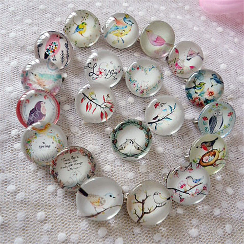 Broche Lovers en cristal artificiel - Ref 1180363 Image 1