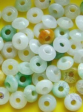 diy天然玉石冰种a货手链散珠