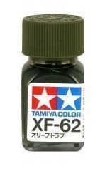 TAMIYA/田宫 80362 XF-62 橄榄褐色 10ml珐琅系油性模型油漆