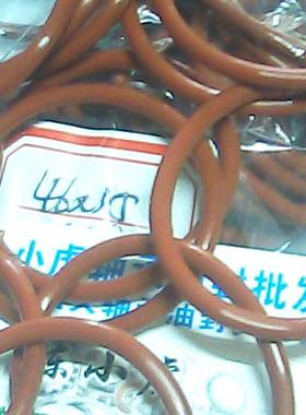 46*3.5 46x3.5 红色耐高温硅胶O型密封圈外径46内径39线径3.5毫米