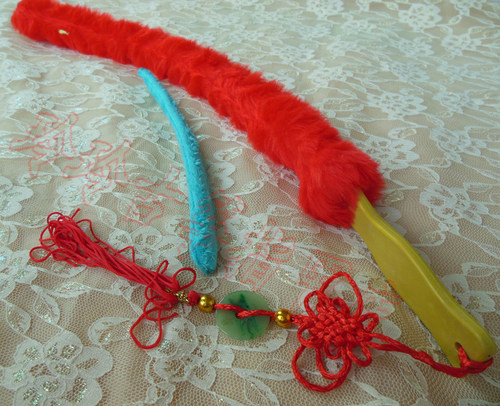 多色琴刷塑料手柄清理面板古筝