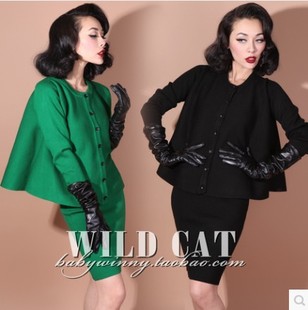 限量 复古优雅1960年风格 针织伞形上衣