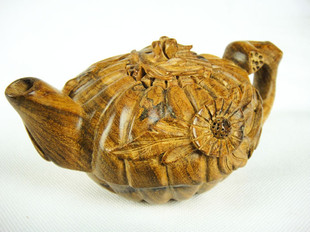 马狮麟越南黄花梨茶壶 黄花梨茶具 南瓜壶越黄茶壶