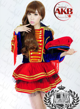 AKB48打歌服装 Cosplay小嶋阳菜第33单th全员Heart Electric心电