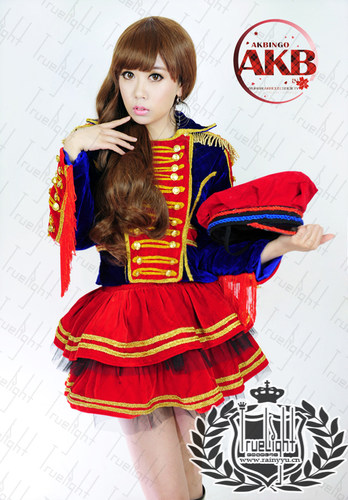 AKB48打歌服小嶋阳菜第33单心电