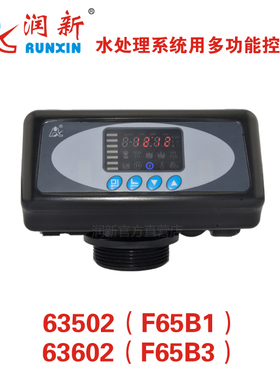 润新阀全自动软化水多路阀 TMF65B1控制器 0-2T H 软水机