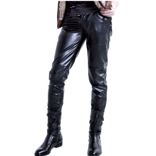 Pantalon cuir homme pour adolescent pour été - Ref 1487968 Image 1