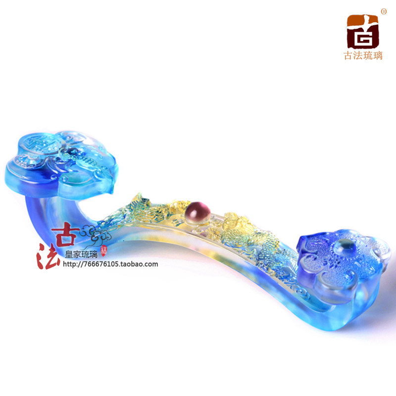 如意台湾烧制琉璃馈赠摆件包邮