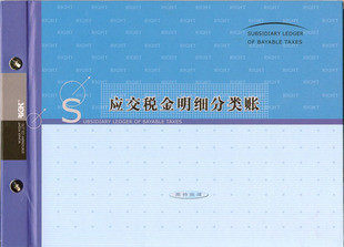 莱特 6115 应交税金明细分类账本 16K 95页 明细账