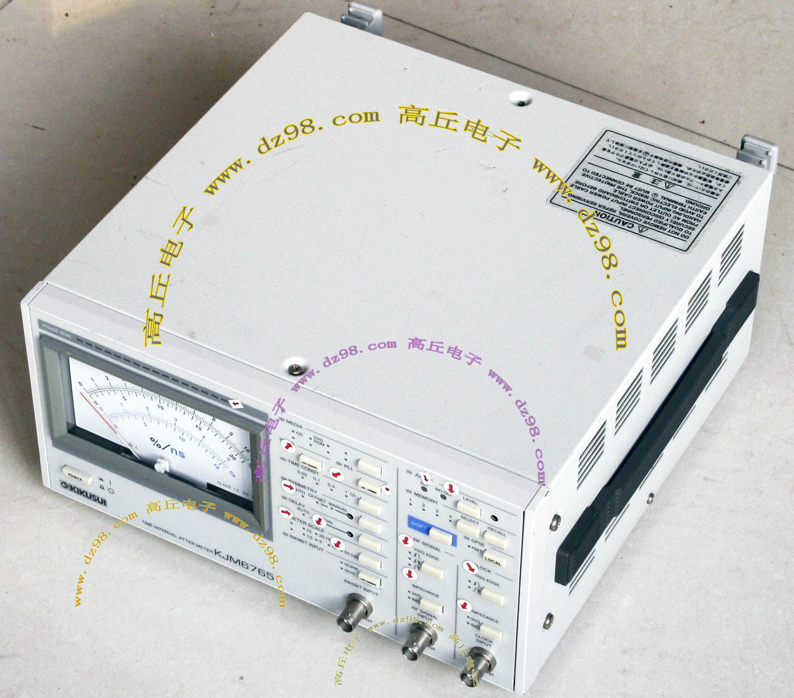 KIKUSUI菊水KJM6765 TIME INTERVAL JITTER METER时间抖晃测量仪