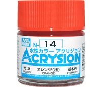 MR.HOBBY/郡仕 N14 橙色 ACRYSION系10ml水性模型油漆
