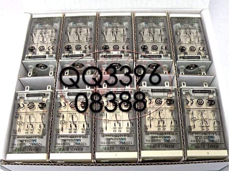 原装正品施耐德（上海） Schneider 小型继电器 RXM2LB2F7 AC120V