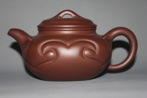宜兴紫砂如意茶壶