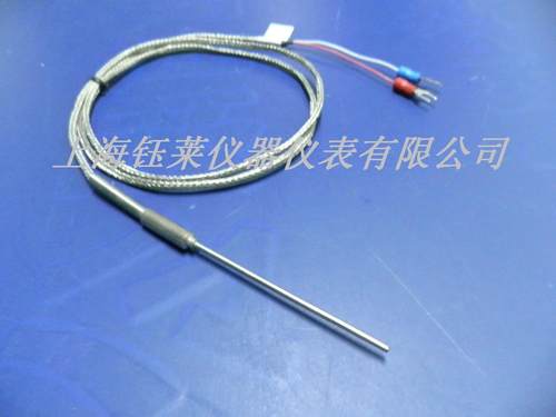 微细铠装热电偶WRNT-191分度号K2x60mm线1米高精度高温液体电子