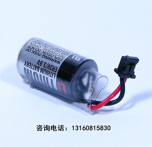 。XP原装正品 ER3V(3.6V 1000mah)1/2AA PLC数控锂电池 带插头