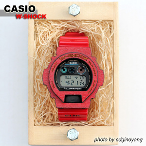 CASIO卡西欧G-SHOCK W-SHOCK DW-6900 (限定木头定制版)全新结束