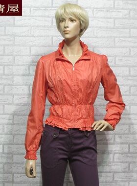 女装迪妮Dbni 橙色外套 专柜正品 特价