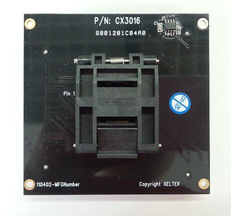 CX3016、DX3016测试座适配器烧录座 西尔特编程器原装 QFP80