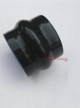 黑色80MM单波管 汽车改装80MM硅胶驼峰管 涡轮增压改装矽胶连接管