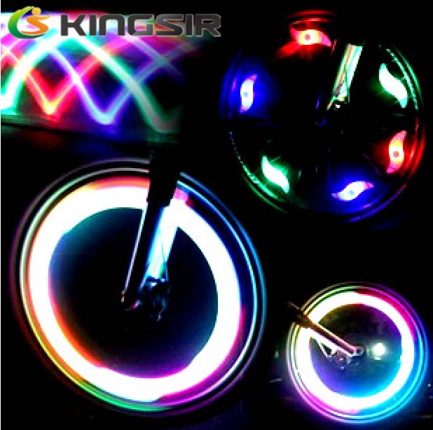 Lumière vélo KINGSIR - feux de Valve - Ref 2399641 Image 1