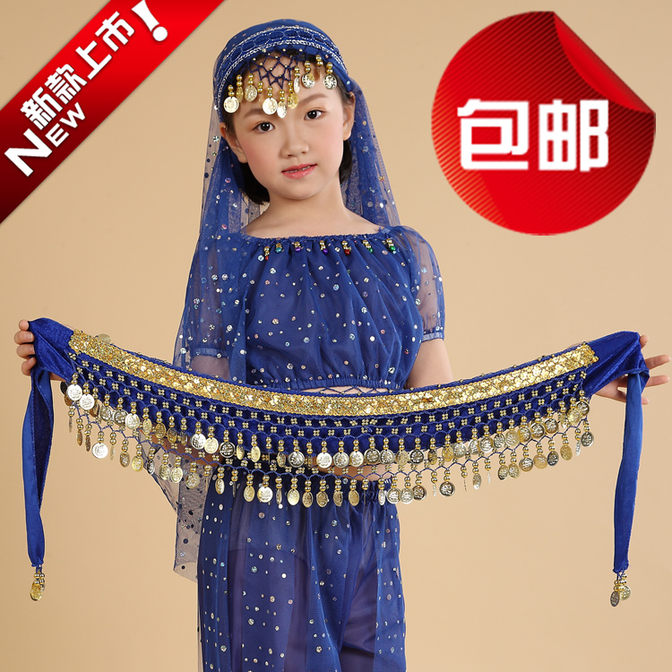 儿童肚皮舞演出练习腰链