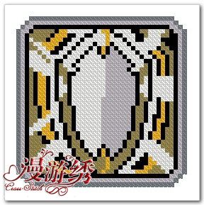 [6件包邮2皇冠]漫游绣十字绣*wow魔兽 世界*牧师图标 盾*非成品