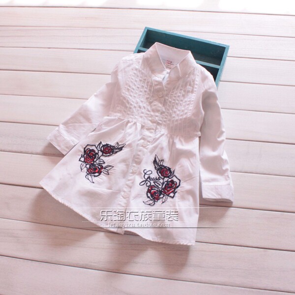 Chemise fille à manche longue - Ref 2087203 Image 1