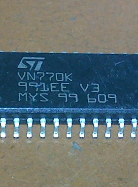 VN770K 电源驱动芯片 斯柯达明锐昊锐汽车发动机BCM电脑 贴片28脚