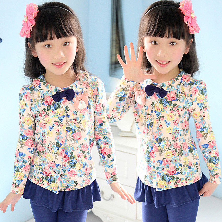 Chemise fille à manche longue - Ref 2088513 Image 1