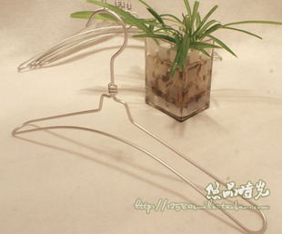 出口日本铝合金晾衣架女装衣架 创意 服装店 展示衣架38cm银色