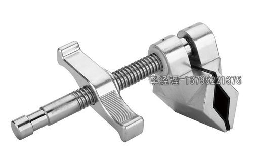 丝杠夹，传统尺夹的替代产品，可夹得更紧 强力夹影视卡特里尼摄影丝杆夹可夹墙等厚的物体 大力夹 无弹簧拧紧 通用接头