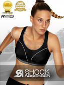 Bra女士跑步专用运动内衣 现货 运动胸 ABSORBER Run 英国 SHOCK