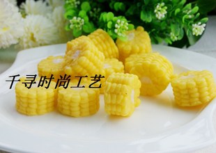 餐饮食业必备产品 饰摆设品 假玉米粒头装 高仿真粟米头模型道具