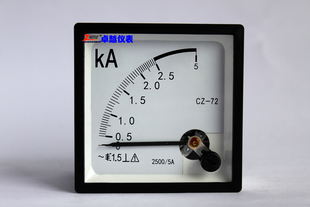 方形交流电流测量仪表CZ 2500 2500A 指针式