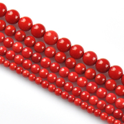 Myatou DIY handmade accessories and semi-finished round Pearl loose beads crystal color coral jewelry outlet