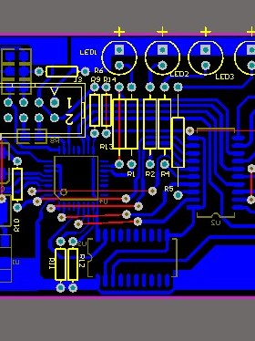 CC2430仿真器pcb CC2430仿真器原理图pcb C8051F320 C8051F342