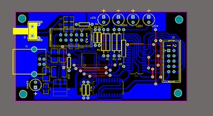 CC2430仿真器pcb CC2430仿真器原理图pcb C8051F320 C8051F342