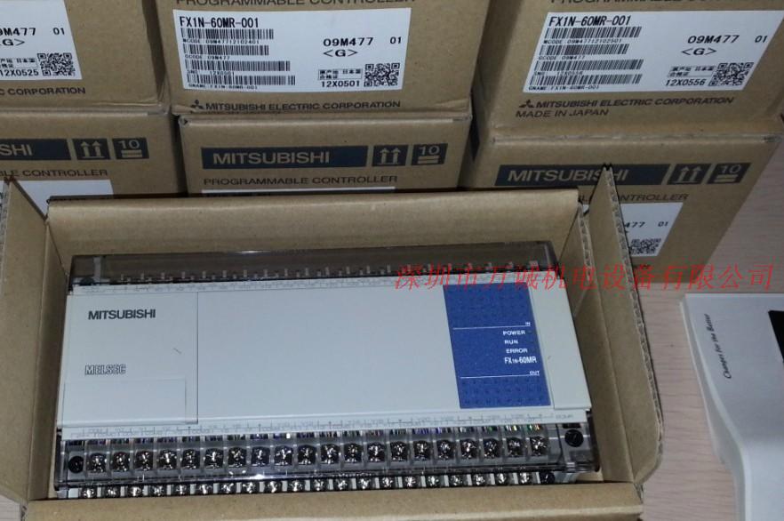三菱PLC FX1N-60MT-001 60MR 40MR/MT 24MR/MT 14MR/MT-ES/UL