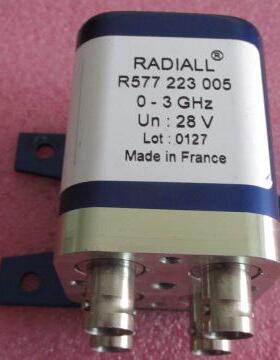 RADIALL R577223005 3GHz BNC 28V 500W 双刀双掷 射频同轴开关