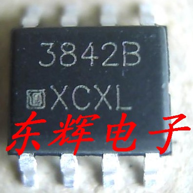 贴片 3842B UC3842B进口拆机电流模式PWM控制器IC芯片 SOP-8