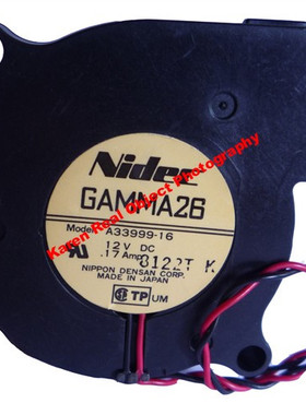 原装NIDEC GAMMA26 A33999-16 5015 12V 0.17A涡轮风扇鼓风机