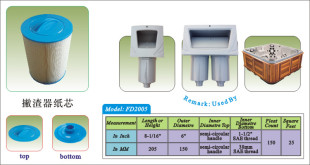 过滤设备泳池设备用品 庭自来水处理过滤用过滤纸芯 泳池过滤纸芯