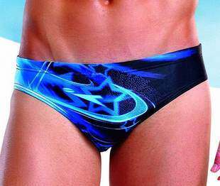 热卖正品英发yingfa9106裤专业款数码印花三角时尚泳裤男泳裤促销