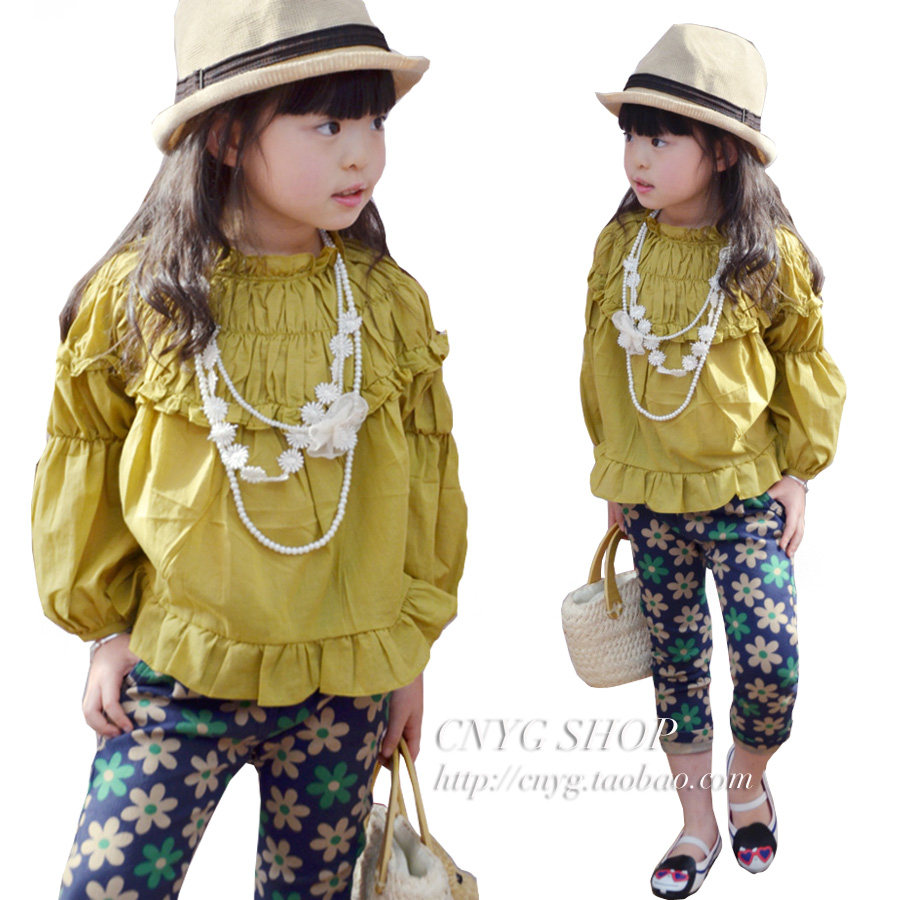 Chemise fille à manche longue - Ref 2087352 Image 1