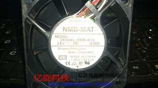 6015 24V B19 NMB 静音变频器风扇 05W 6cm 2406KL 原装 0.05A