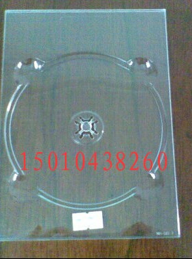 DVD加厚透明光盘托10个/5.8元 CD托单碟塑料托(有透明,白色,黑色)